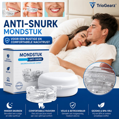 Anti-Snurk Mondbeschermer – Comfortabele Beugel tegen Snurken & Tandenknarsen