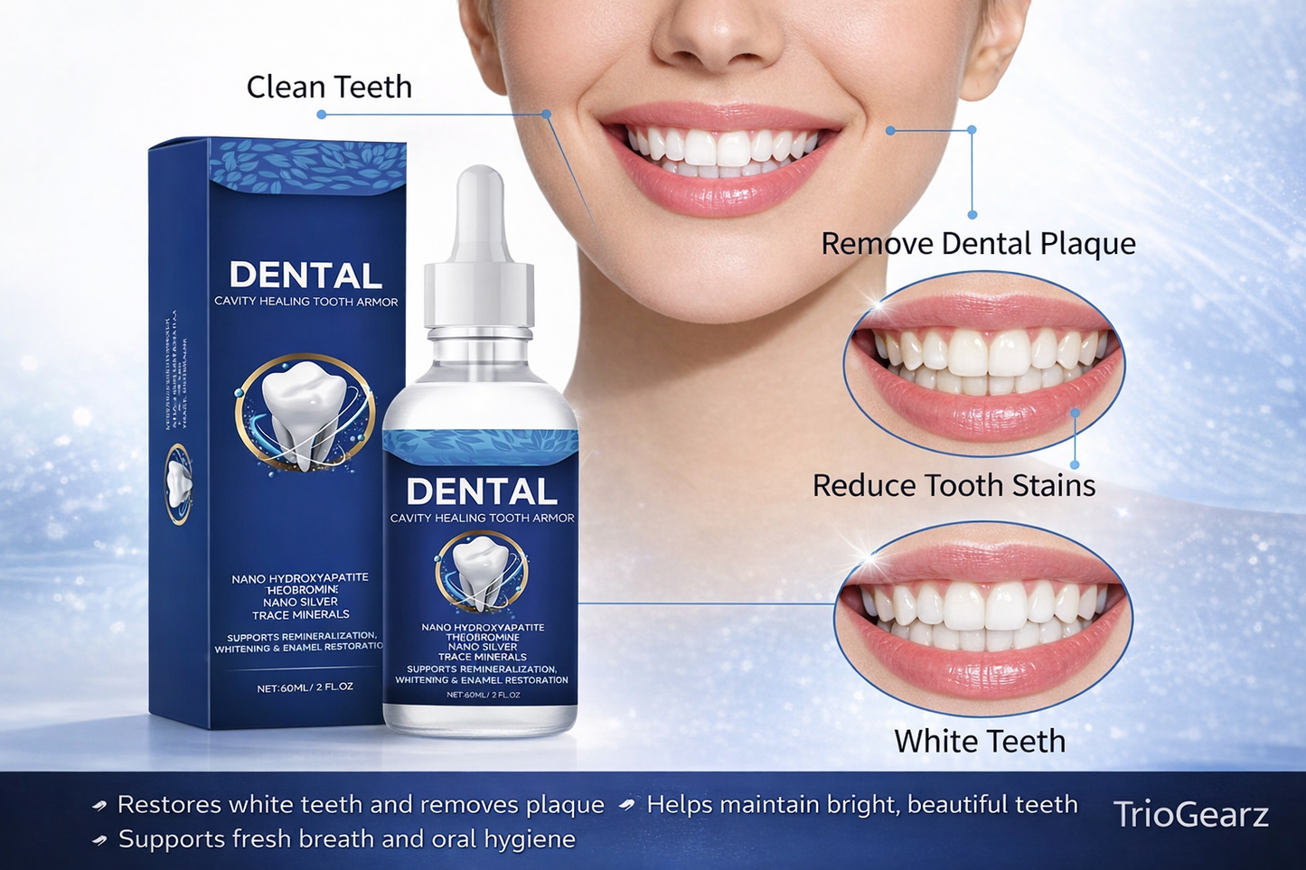 NanoWhite Pro – Hydroxyapatite Tooth Repair Liquid