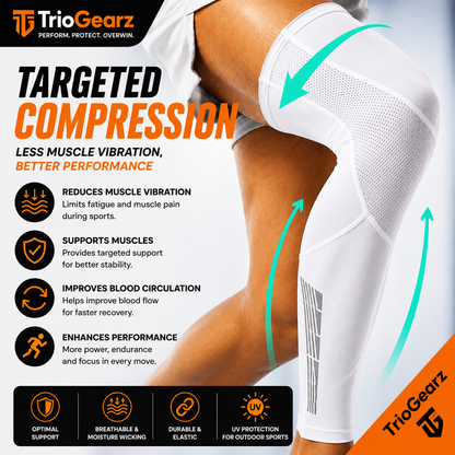 🦵 TrioGearz™ Compression Leg Sleeves (1 Pair)