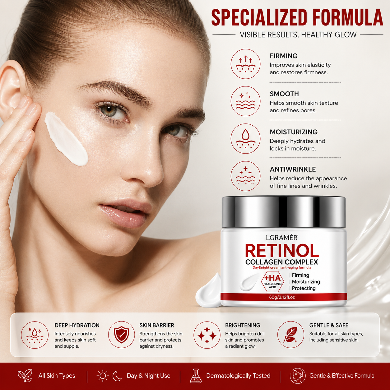 Retinol Collagen Lifting Face Cream