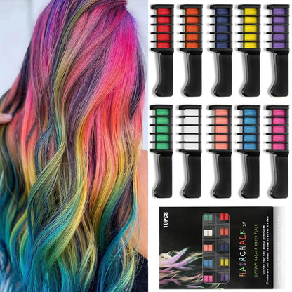 Multi Color Hair Dye Comb Set