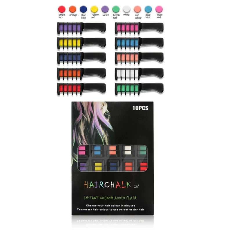 Multi Color Hair Dye Comb Set